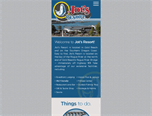 Tablet Screenshot of jotsresort.com